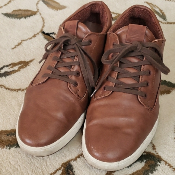 Aldo Mens Nerrawia Casual Shoes Brown Cognac Lace Up Round Toe 9.5 EUR 42.5 - Picture 6 of 16